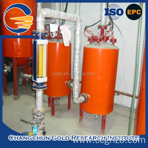 Low tension desorption rates gold extraction machines